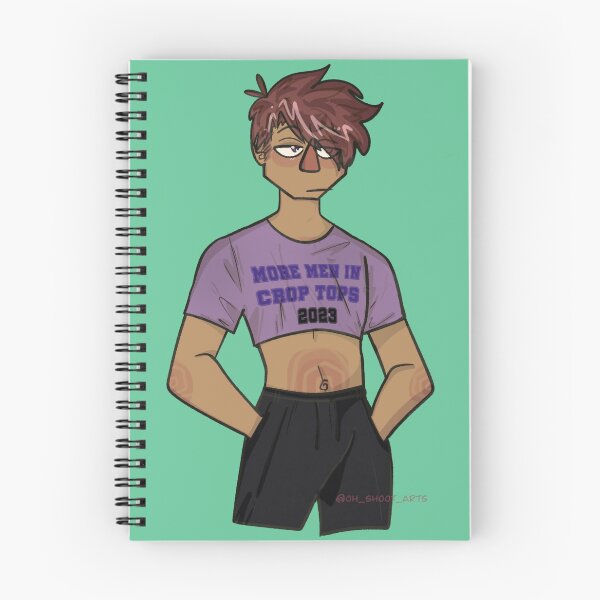 Item preview, more men in crop tops 2023 designed and sold by ohshoot.