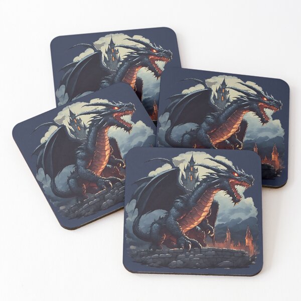 Item preview, The Dragon Guardian of the Castle Fortress designed and sold by N0VEEN.
