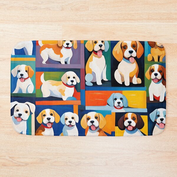 Item preview, Cubist Dogs Pattern. designed and sold by ARichArts.