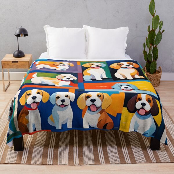 Item preview, Cubist Dogs Pattern. designed and sold by ARichArts.