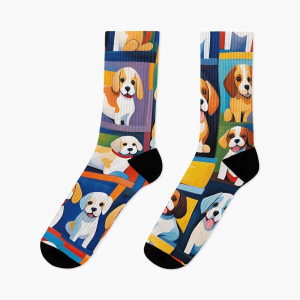 Item preview, Cubist Dogs Pattern. designed and sold by ARichArts.