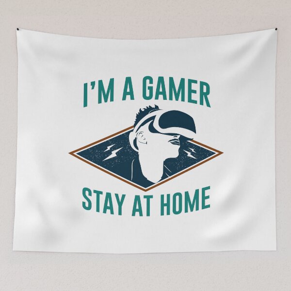 Item preview, Gamer stay at home designed and sold by BroZoneHub.