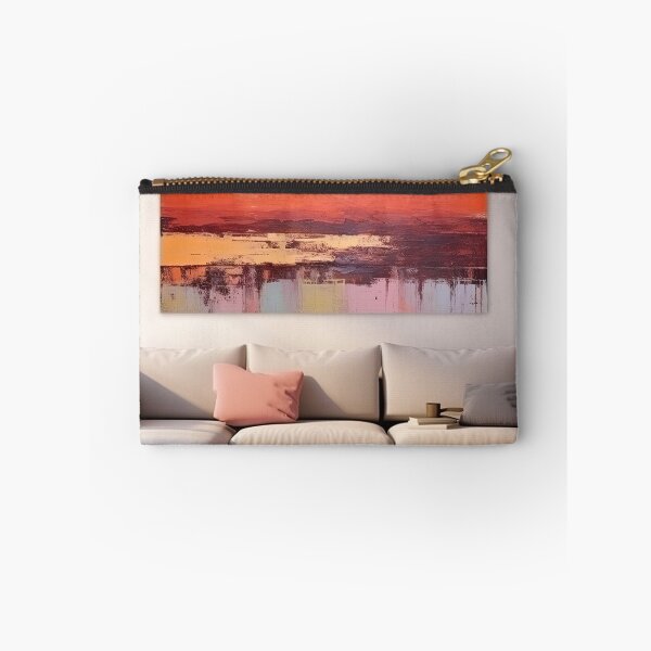 Artikelvorschau, Entdecken Sie "Simplistic & Minimalistic Vintage Sunset" Abstrakte Kunst entworfen und verkauft von ArtificialGenes.