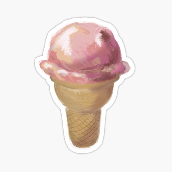 Item preview, strawberry ice cream designed and sold by alyssamsart.