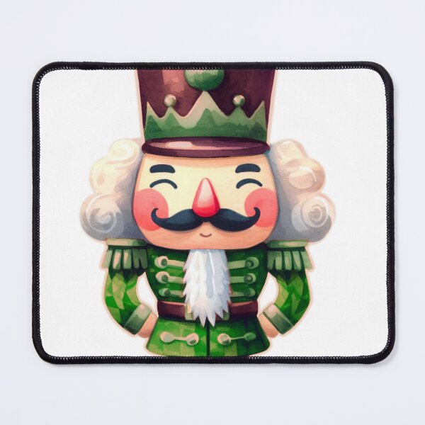 Item preview, Green Cartoon Nutcracker Watercolor Design designed and sold by Star-Fragment.