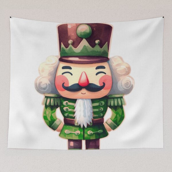Item preview, Green Cartoon Nutcracker Watercolor Design designed and sold by Star-Fragment.
