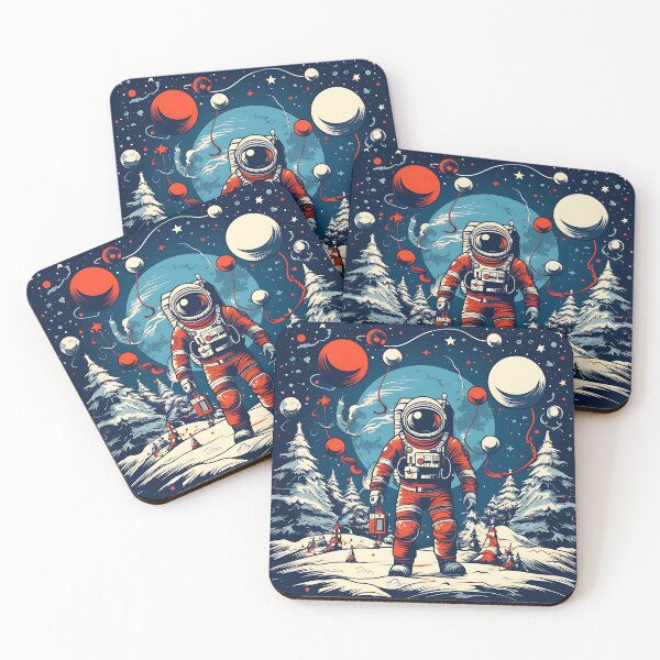 Item preview, Cosmic Noel: Astronaut's Winter Wonderland designed and sold by Studio Axis.