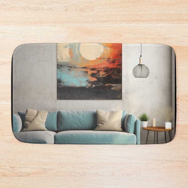 Item preview, Explore "Simplistic & Minimalistic Vintage Sunset" Abstract Art designed and sold by ArtificialGenes.