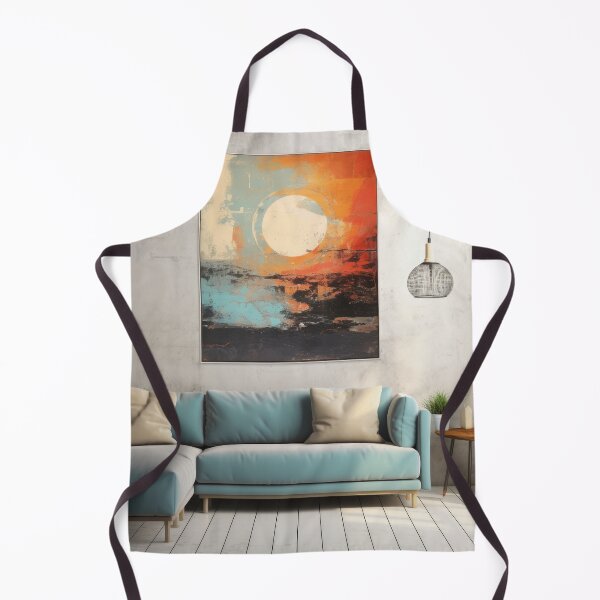Item preview, Explore "Simplistic & Minimalistic Vintage Sunset" Abstract Art designed and sold by ArtificialGenes.