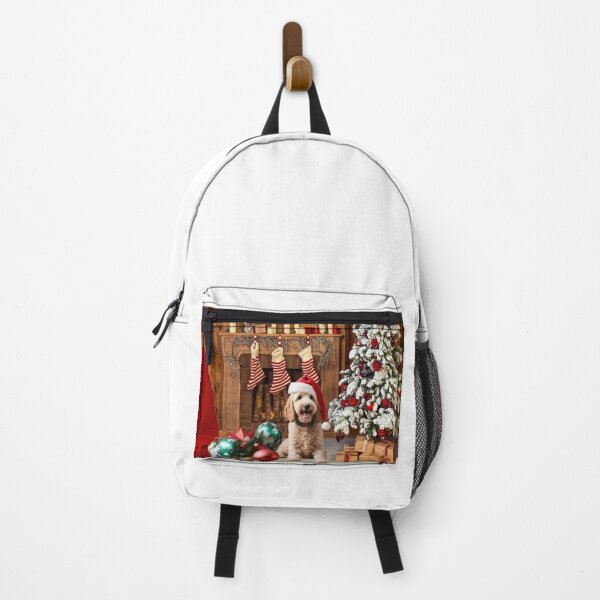 Item preview, Goldendoodle/Labradoodle Christmas Scene designed and sold by Fredster1966.