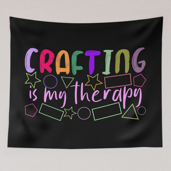 Item preview, Crafting is my Therapy designed and sold by witch-night.