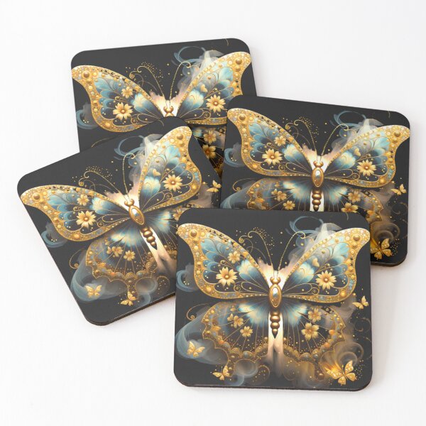 Item preview, golden butterfly designed and sold by aipaint.