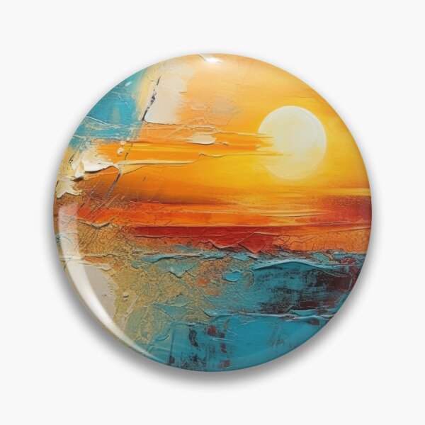 Artikelvorschau, Entdecken Sie "Simplistic & Minimalistic Vintage Sunset" Abstrakte Kunst entworfen und verkauft von ArtificialGenes.