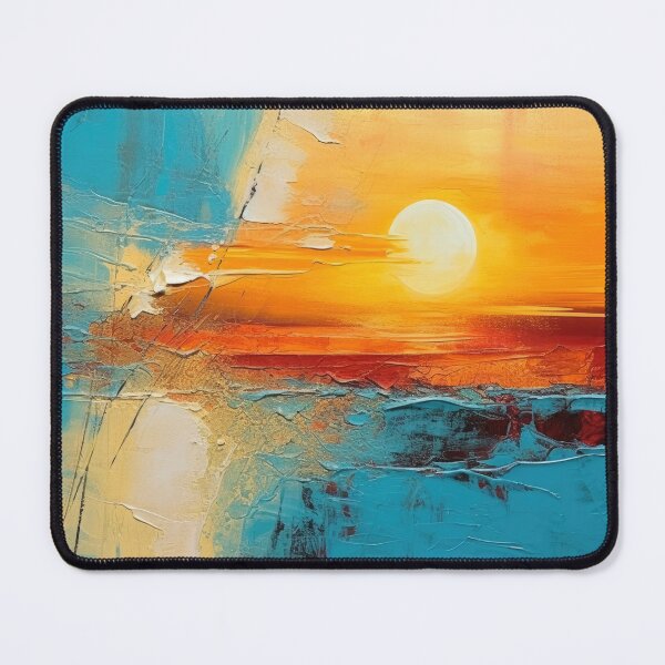 Artikelvorschau, Entdecken Sie "Simplistic & Minimalistic Vintage Sunset" Abstrakte Kunst entworfen und verkauft von ArtificialGenes.