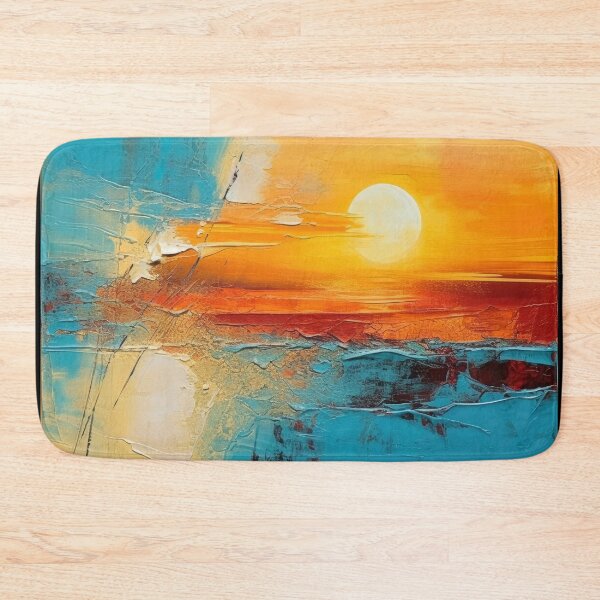 Artikelvorschau, Entdecken Sie "Simplistic & Minimalistic Vintage Sunset" Abstrakte Kunst entworfen und verkauft von ArtificialGenes.