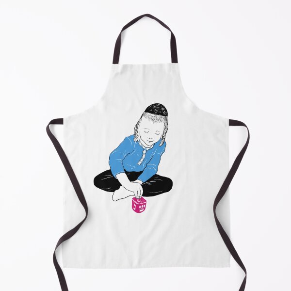 Item preview, Boy spinning dreidel on Hanukkah designed and sold by Ekaterina Khozatskaya.