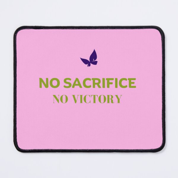Item preview, No sacrifice , No victory with butterfly  designed and sold by Fionamyles.