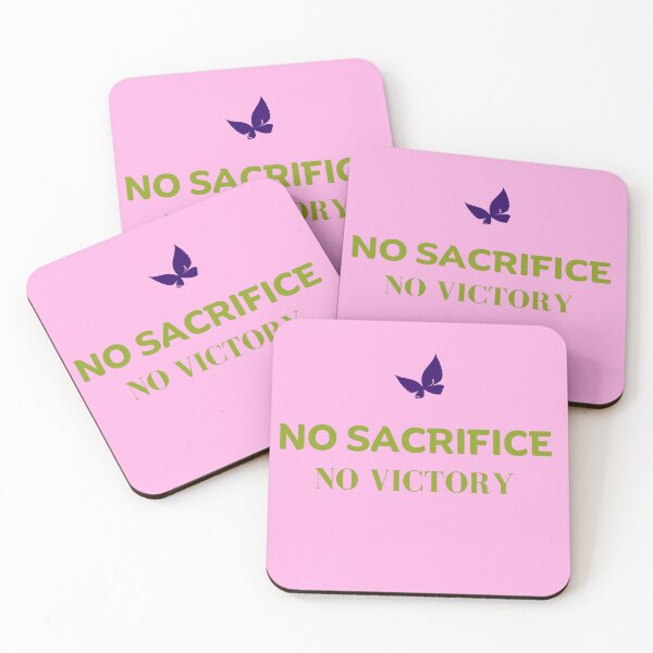 Item preview, No sacrifice , No victory with butterfly  designed and sold by Fionamyles.