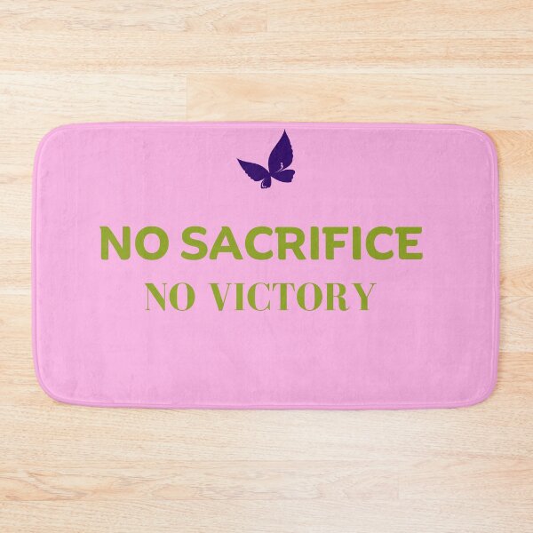 Item preview, No sacrifice , No victory with butterfly  designed and sold by Fionamyles.