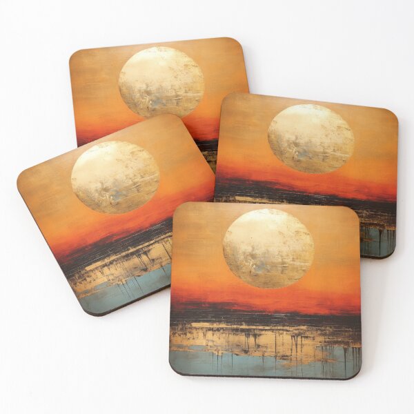 Item preview, Explore "Simplistic & Minimalistic Vintage Sunset" Abstract Art designed and sold by ArtificialGenes.