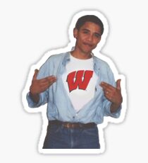University of Wisconsin Obama Supreme Sticker