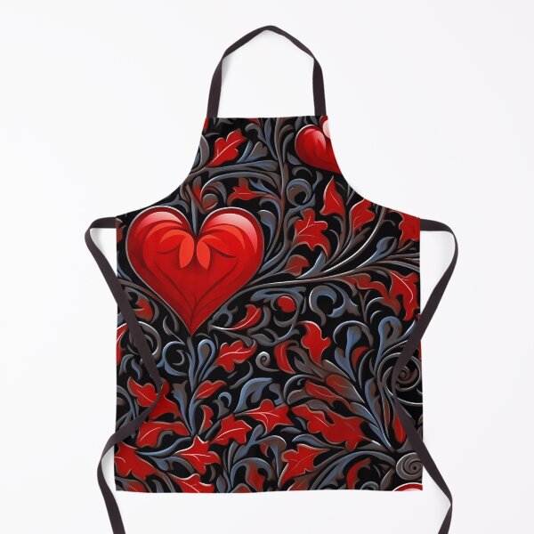 Item preview, "Red Vines Black Hearts" designed and sold by Art-Vortex-fr.