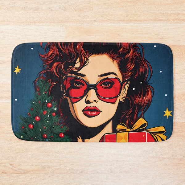 Item preview, Yuletide Glam: '90s Pop Art Christmas Diva designed and sold by Studio Axis.