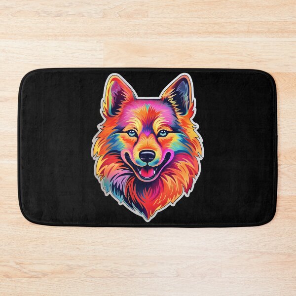 Item preview, Finnish Spitz Neon Design designed and sold by CUTEDOGGIEZ.