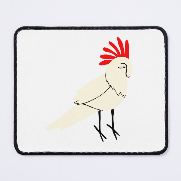 Item preview, Umbrella Cockatoo Comic White Cockatoo Parrot cacatua bird designed and sold by eyeONART.