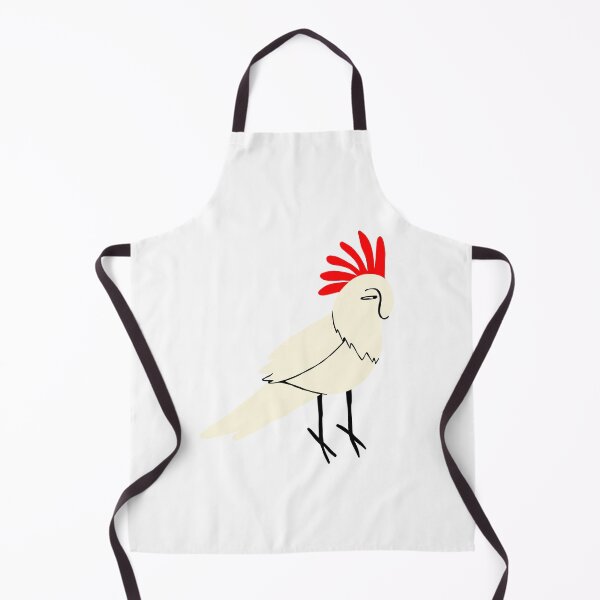 Item preview, Umbrella Cockatoo Comic White Cockatoo Parrot cacatua bird	 designed and sold by eyeONART.