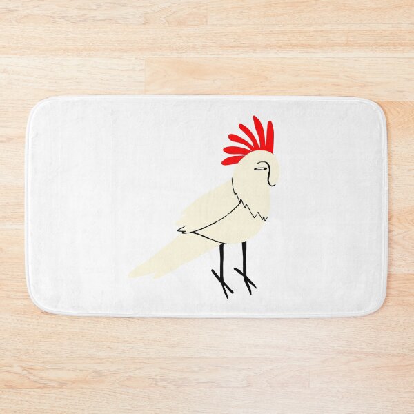 Item preview, Umbrella Cockatoo Comic White Cockatoo Parrot cacatua bird	 designed and sold by eyeONART.