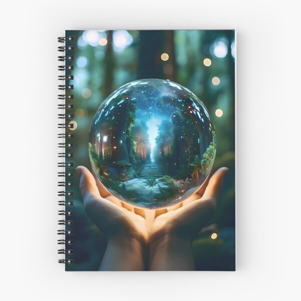 Item preview, Magic crystal sci-fi ball designed and sold by AI-Only Creations.
