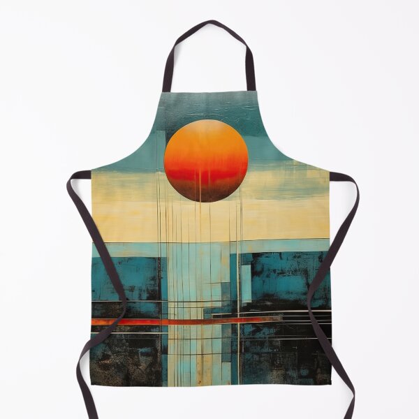 Artikelvorschau, Entdecken Sie "Simplistic & Minimalistic Vintage Sunset" Abstrakte Kunst entworfen und verkauft von ArtificialGenes.