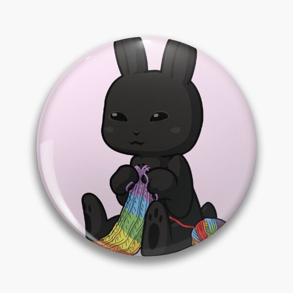 Item preview, Knittin' Bunny Rainbow designed and sold by cinimuffin.
