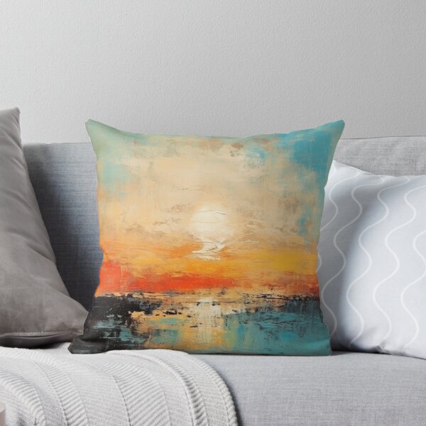 Artikelvorschau, Entdecken Sie "Simplistic & Minimalistic Vintage Sunset" Abstrakte Kunst entworfen und verkauft von ArtificialGenes.