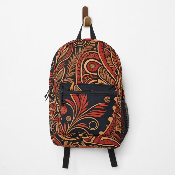 Item preview, UNIQUE PAISLEY PATTERN IN SHADES OF RED designed and sold by Meandmyshop.