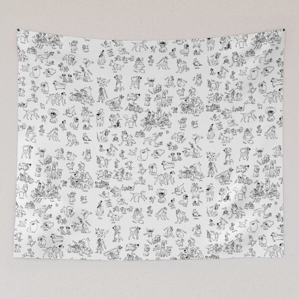 Item preview, Cartoon dogs designed and sold by Pegasorus.