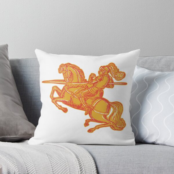Aperçu de l'œuvre Knight Full Armor Horseback Lance Etching créée et vendue par patrimonio.