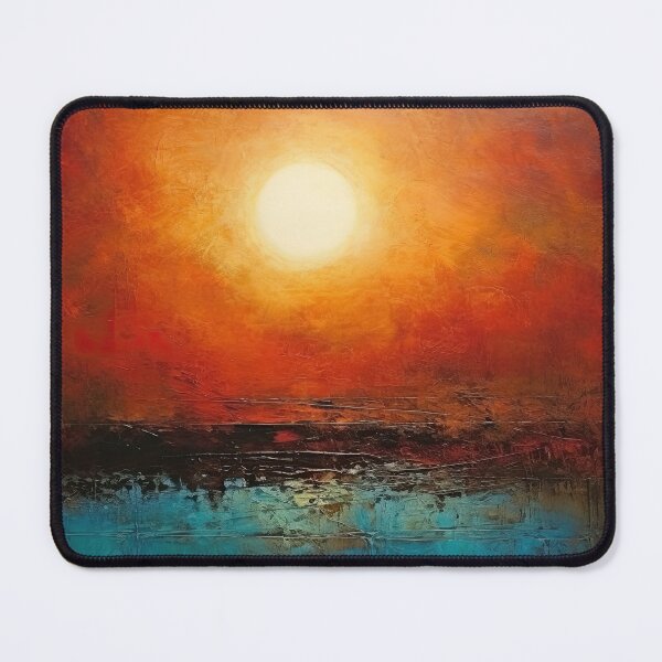 Artikelvorschau, Entdecken Sie "Simplistic & Minimalistic Vintage Sunset" Abstrakte Kunst entworfen und verkauft von ArtificialGenes.