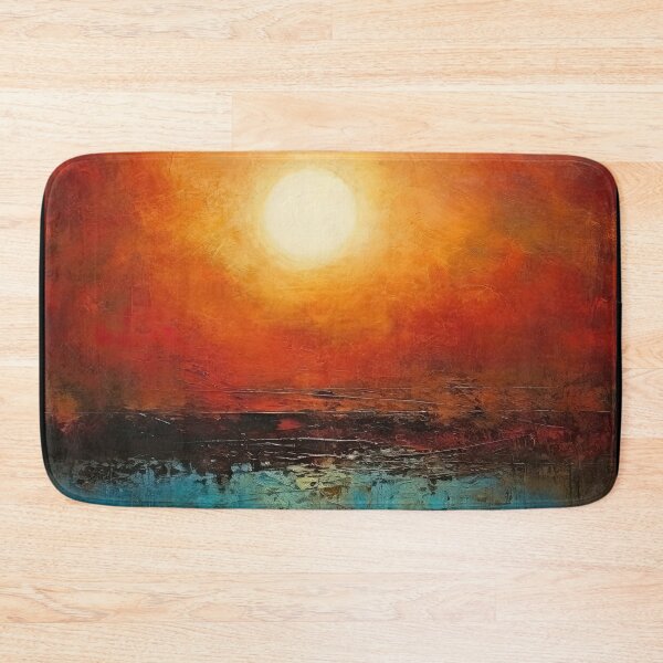 Artikelvorschau, Entdecken Sie "Simplistic & Minimalistic Vintage Sunset" Abstrakte Kunst entworfen und verkauft von ArtificialGenes.