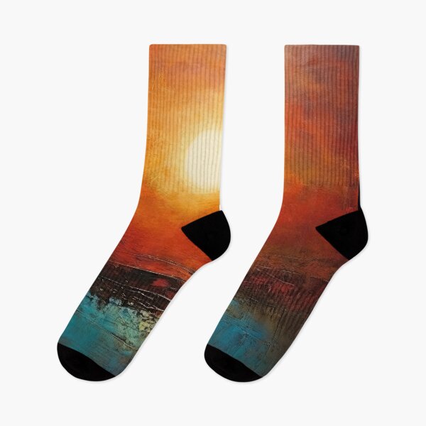 Artikelvorschau, Entdecken Sie "Simplistic & Minimalistic Vintage Sunset" Abstrakte Kunst entworfen und verkauft von ArtificialGenes.