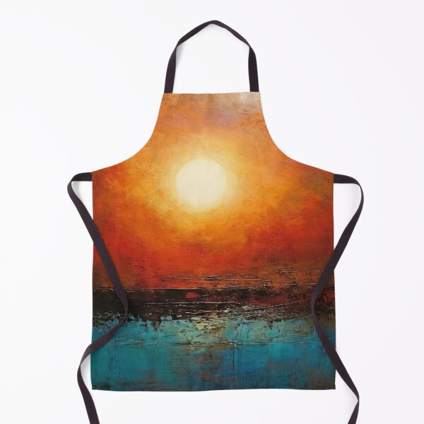 Artikelvorschau, Entdecken Sie "Simplistic & Minimalistic Vintage Sunset" Abstrakte Kunst entworfen und verkauft von ArtificialGenes.