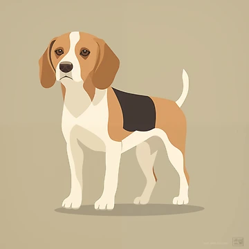 Artwork thumbnail, Beagle by Midnight Garden