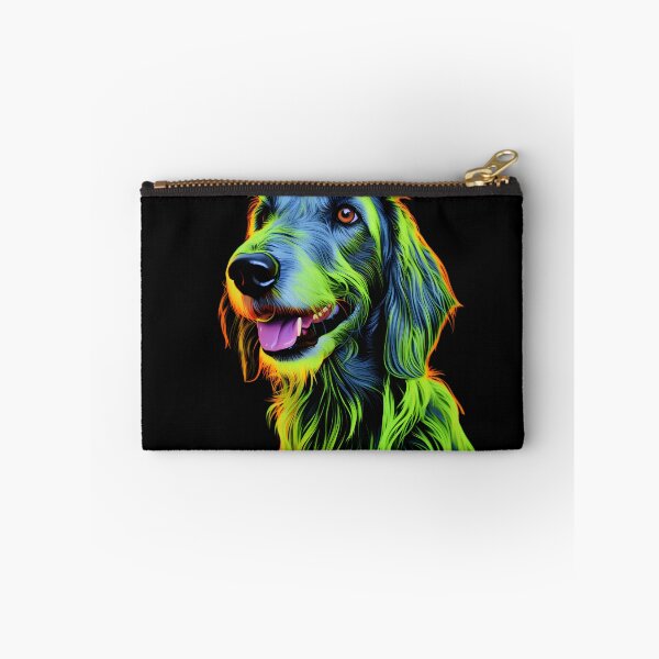 Item preview, Irish Wolfhound Neon Design designed and sold by CUTEDOGGIEZ.