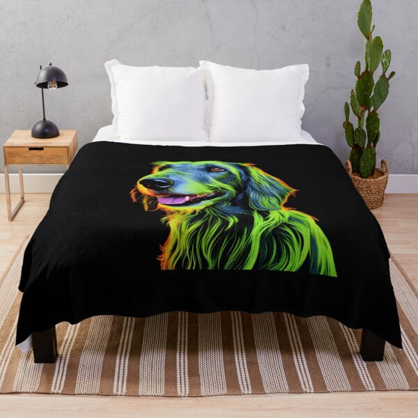 Item preview, Irish Wolfhound Neon Design designed and sold by CUTEDOGGIEZ.