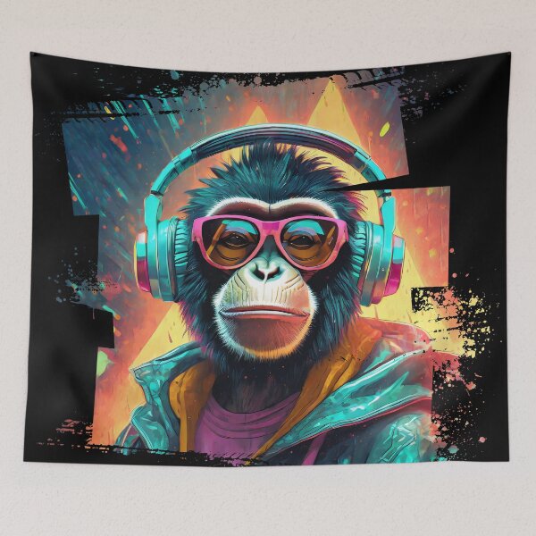 Item preview, Music Monkey designed and sold by Me-Myself-AI.