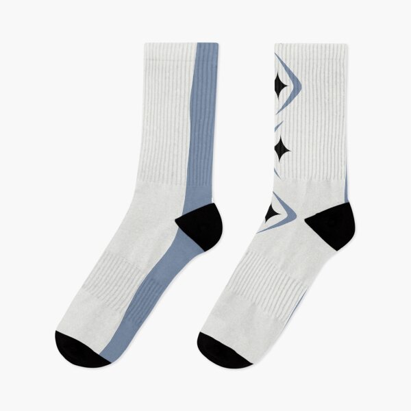 Item preview, Blue striped pattern with vivid boomerangs and black stars designed and sold by Mario-Martinez.
