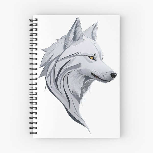 Item preview, The White Wolf  (logo style) designed and sold by Gilby-Designs.