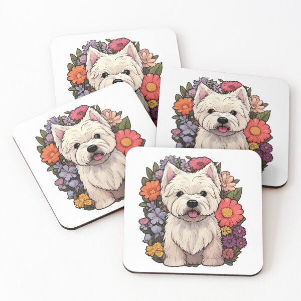 Item preview, Garden Whispers: Westie's Floral Delight designed and sold by PureGlee.