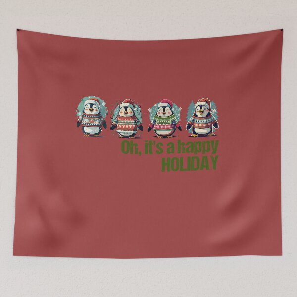 Item preview, Christmas Penguin Oh, it's a happy holiday designed and sold by Crea-mood.